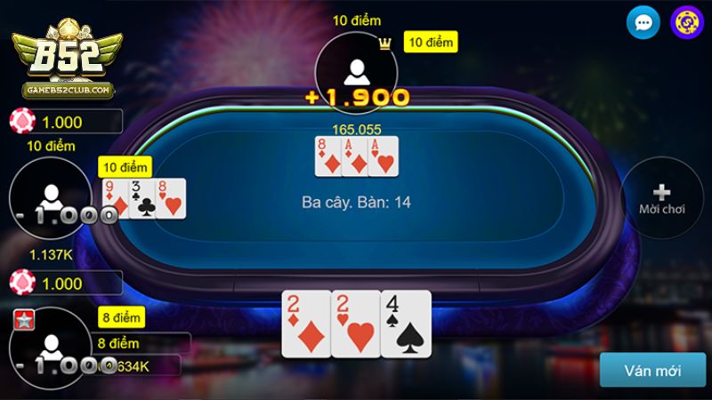 Thứ tự đánh bài 3 cây online được nhà cái quy định rõ ràng